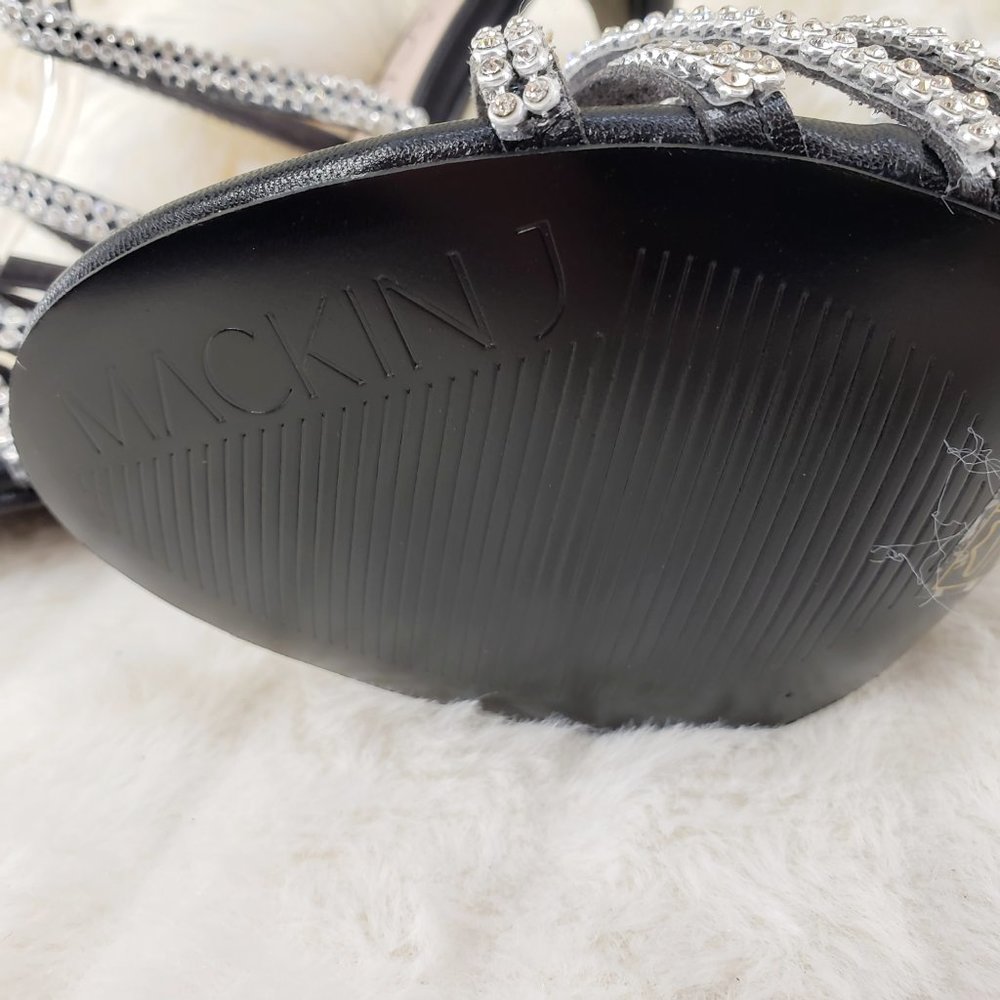 Black multi strap high heel shoes - Picture 2 of 11